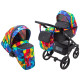 Універсальна коляска 2 в 1 Bair City Special калейдоскоп