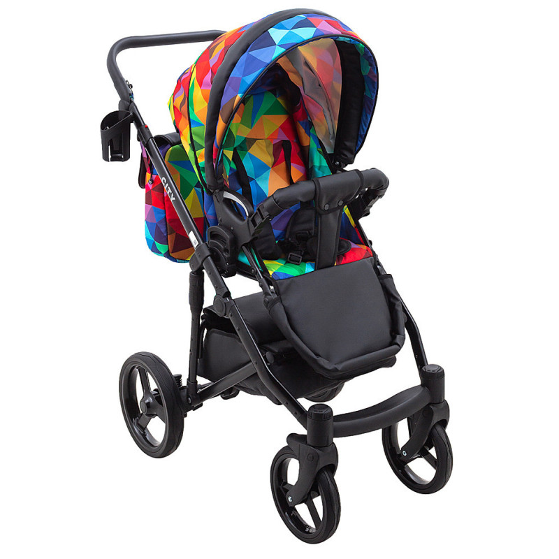 Універсальна коляска 2 в 1 Bair City Special калейдоскоп