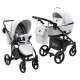 Універсальна коляска 2 в 1 Bair City ECO 80 білий Універсальна коляска 2 в 1 Bair City ECO 80 білий