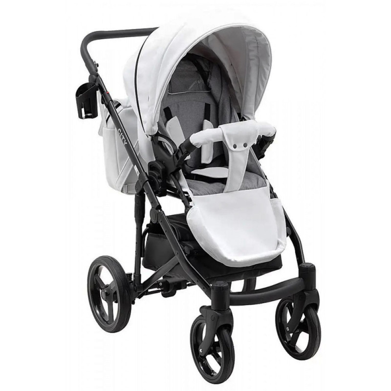 Універсальна коляска 2 в 1 Bair City ECO 80 білий