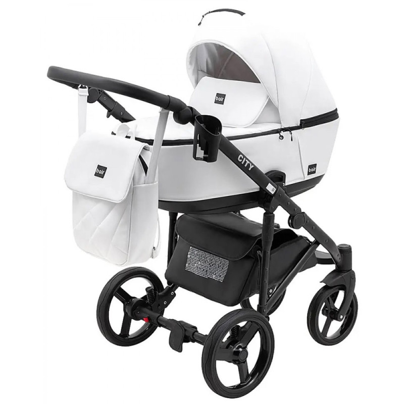 Універсальна коляска 2 в 1 Bair City ECO 80 білий