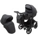 Універсальна коляска 2 в 1 Bair Ultra ECO чорне