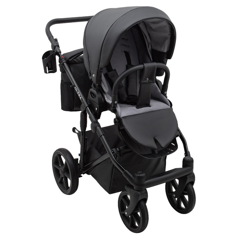 Універсальна коляска 2 в 1 Bair Ultra ECO чорне