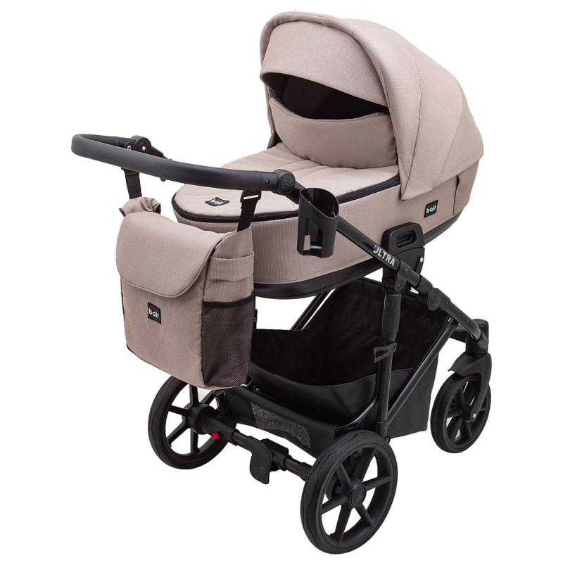 Універсальна коляска 2 в 1 Bair Ultra Soft u-774 капучино