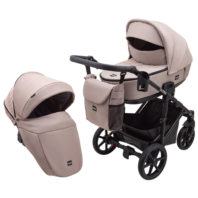Універсальна коляска 2 в 1 Bair Ultra Soft u-774 капучино