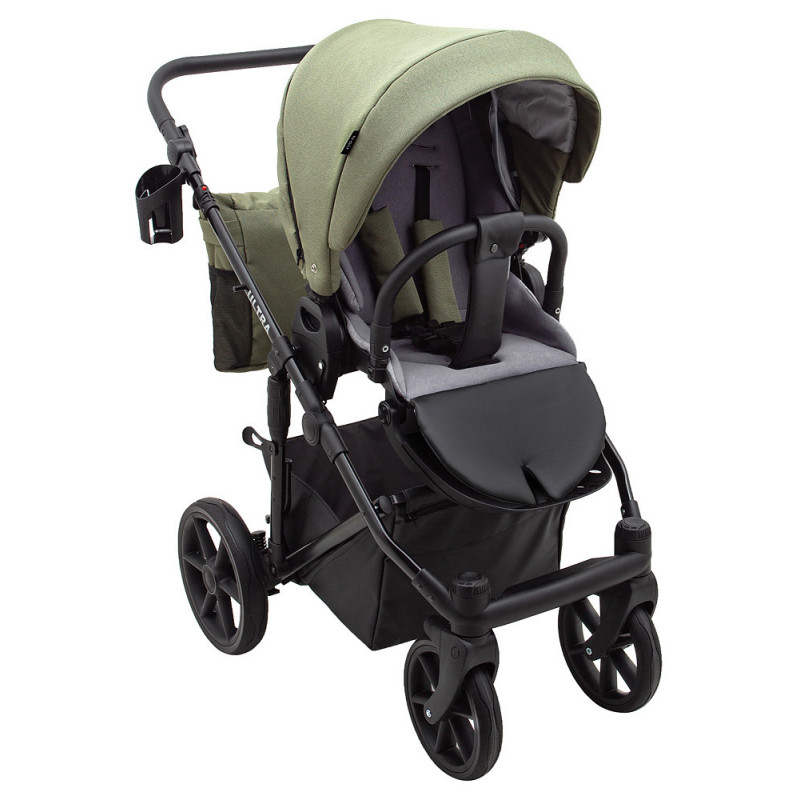 Універсальна коляска 2 в 1 Bair Ultra Soft u-816 оливковий