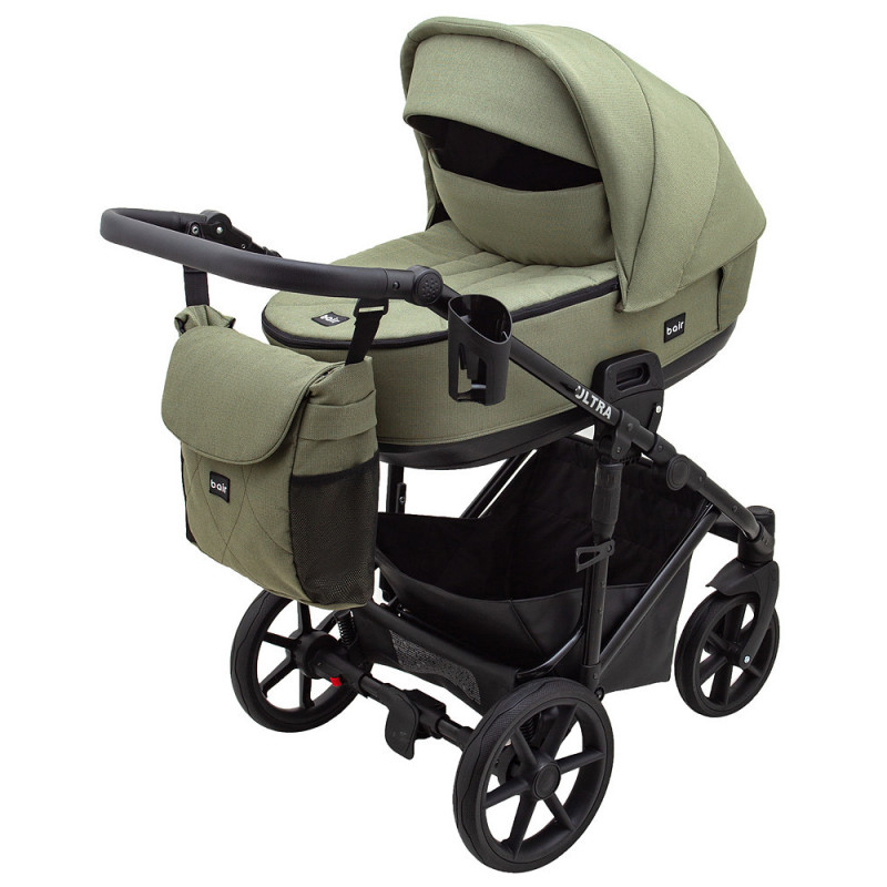 Універсальна коляска 2 в 1 Bair Ultra Soft u-816 оливковий