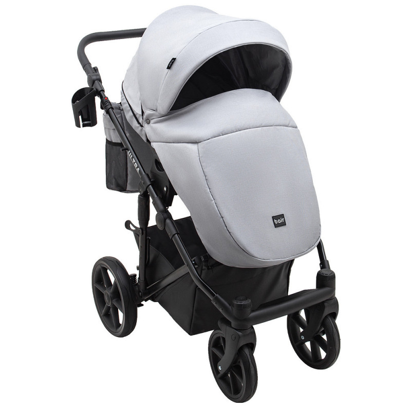 Універсальна коляска 2 в 1 Bair Ultra Soft сірий
