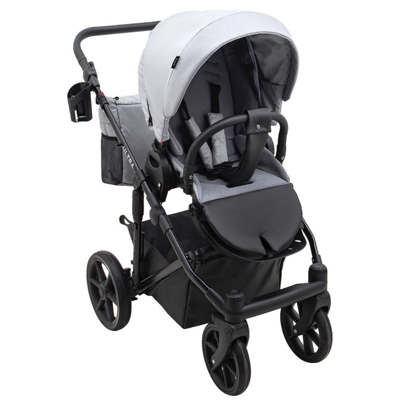 Універсальна коляска 2 в 1 Bair Ultra Soft сірий