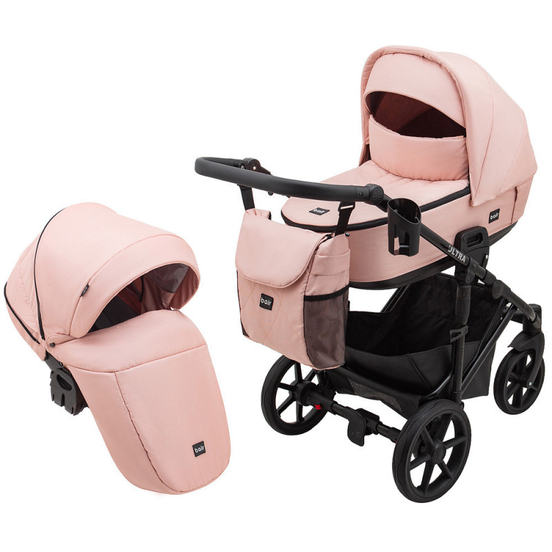 Універсальна коляска 2 в 1 Bair Ultra Soft рожевий