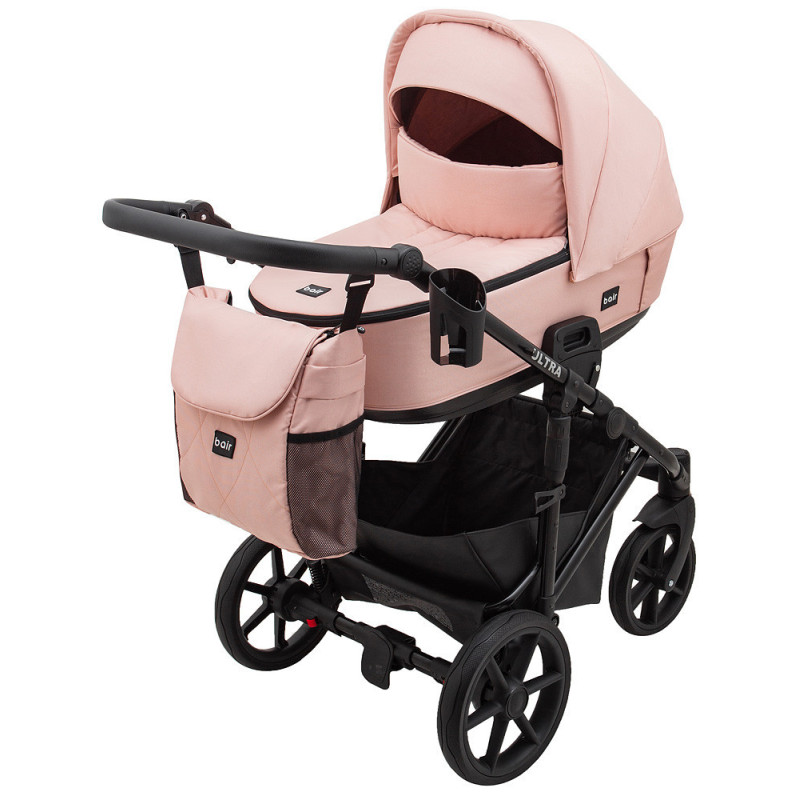 Універсальна коляска 2 в 1 Bair Ultra Soft рожевий