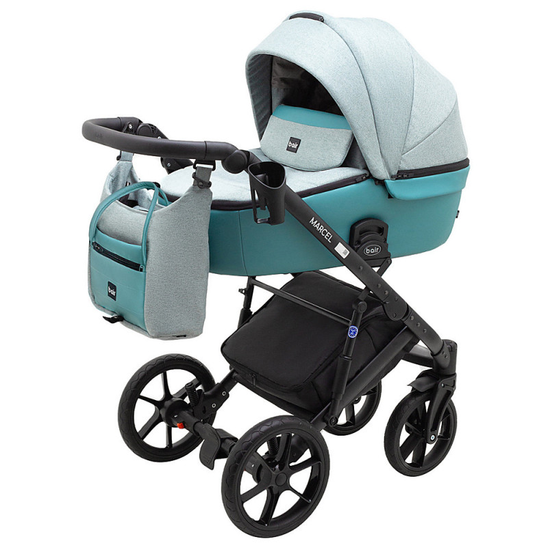Універсальна коляска 2 в 1 Bair Marcel Light блакитний