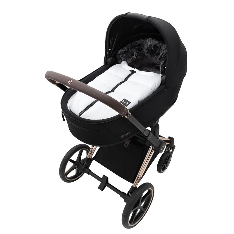 Конверт Bair Зимовий Cocon mini white swan білий