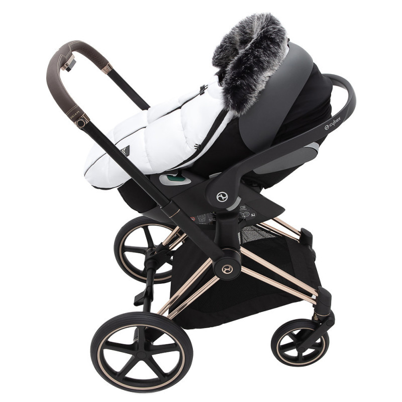 Конверт Bair Зимовий Cocon mini white swan білий