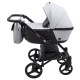 Універсальна коляска 2 в 1 Bair City Soft сірий/чорний