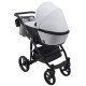 Універсальна коляска 2 в 1 Bair City Soft сірий/чорний