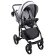 Універсальна коляска 2 в 1 Bair City Soft сірий/чорний