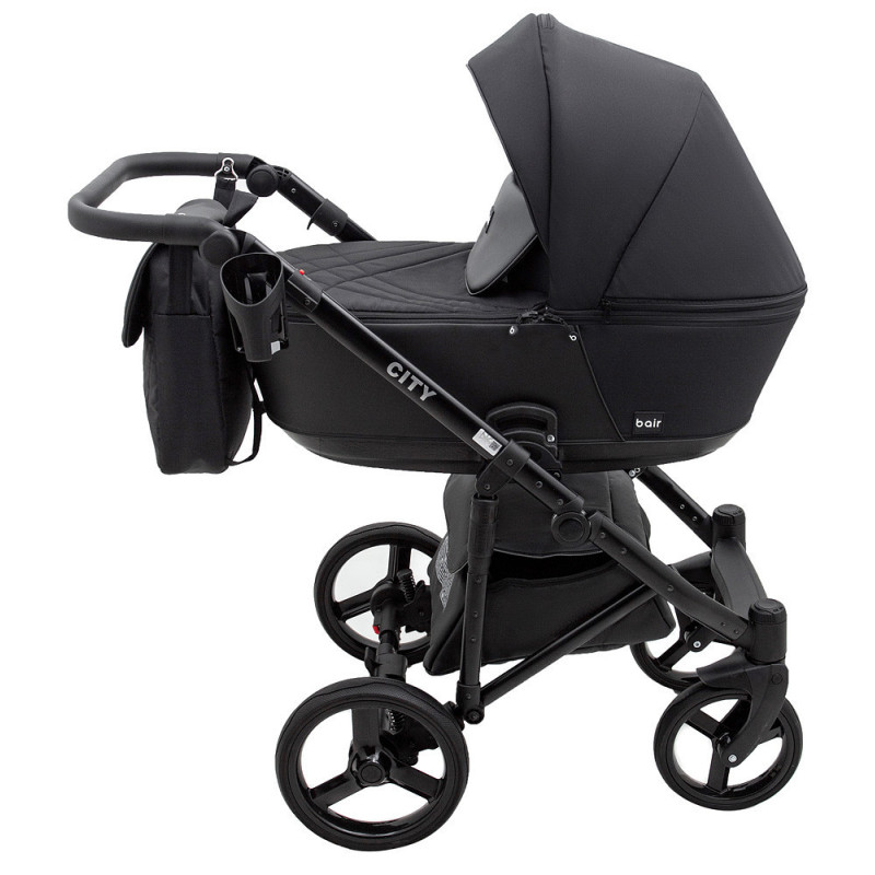 Універсальна коляска 2 в 1 Bair City Soft чорний