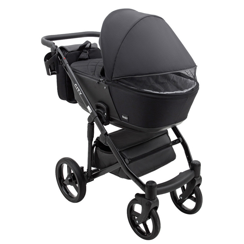 Універсальна коляска 2 в 1 Bair City Soft чорний