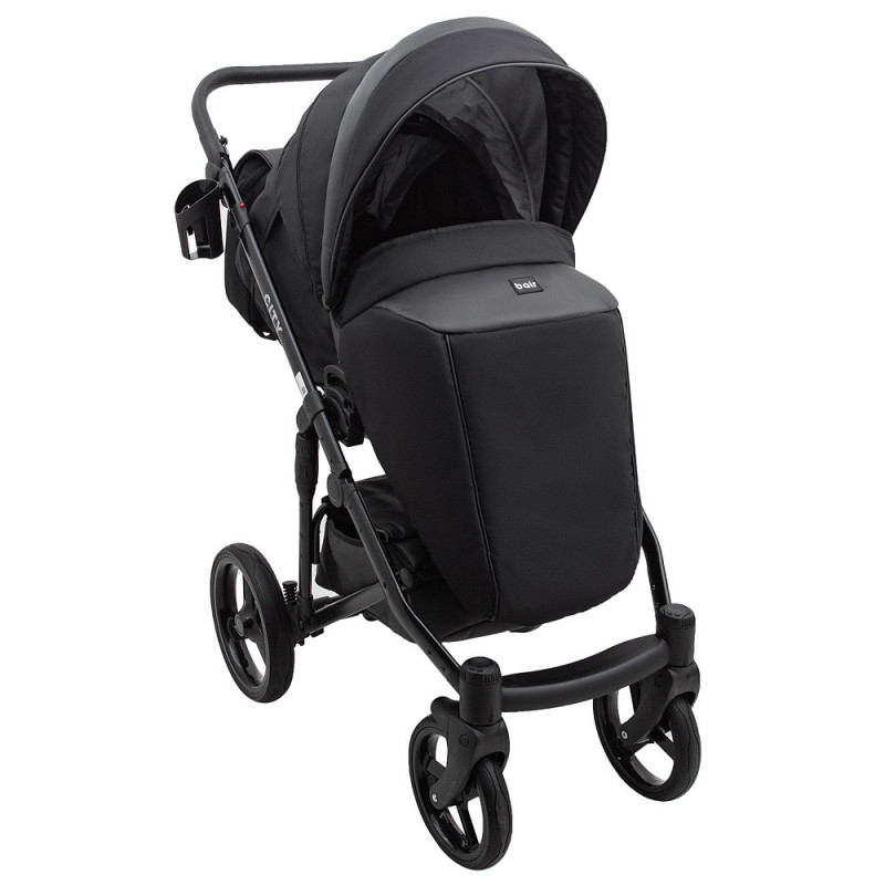 Універсальна коляска 2 в 1 Bair City Soft чорний