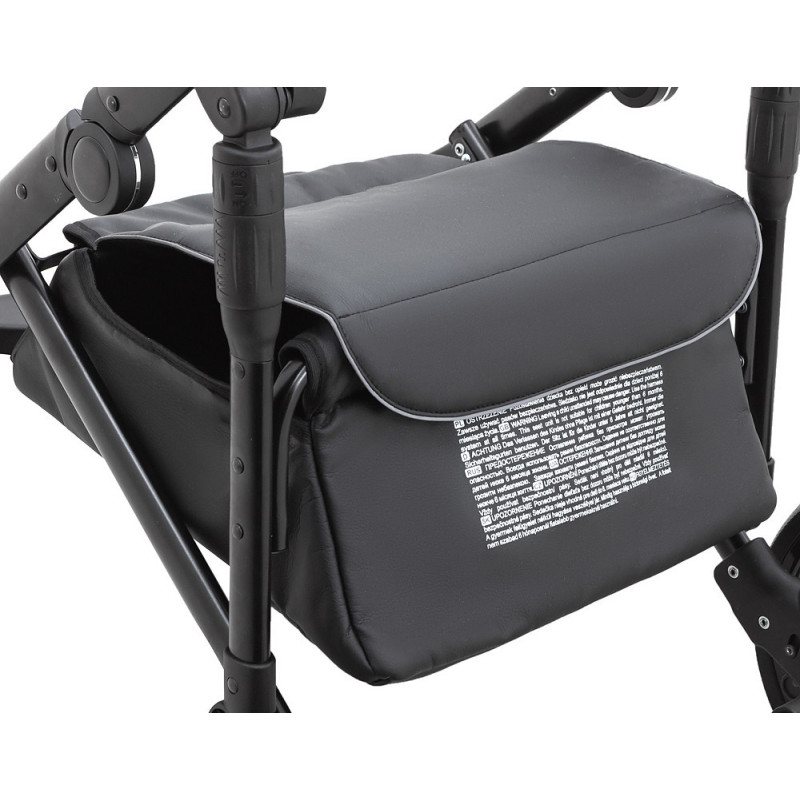 Універсальна коляска 2 в 1 Bair City Soft чорний