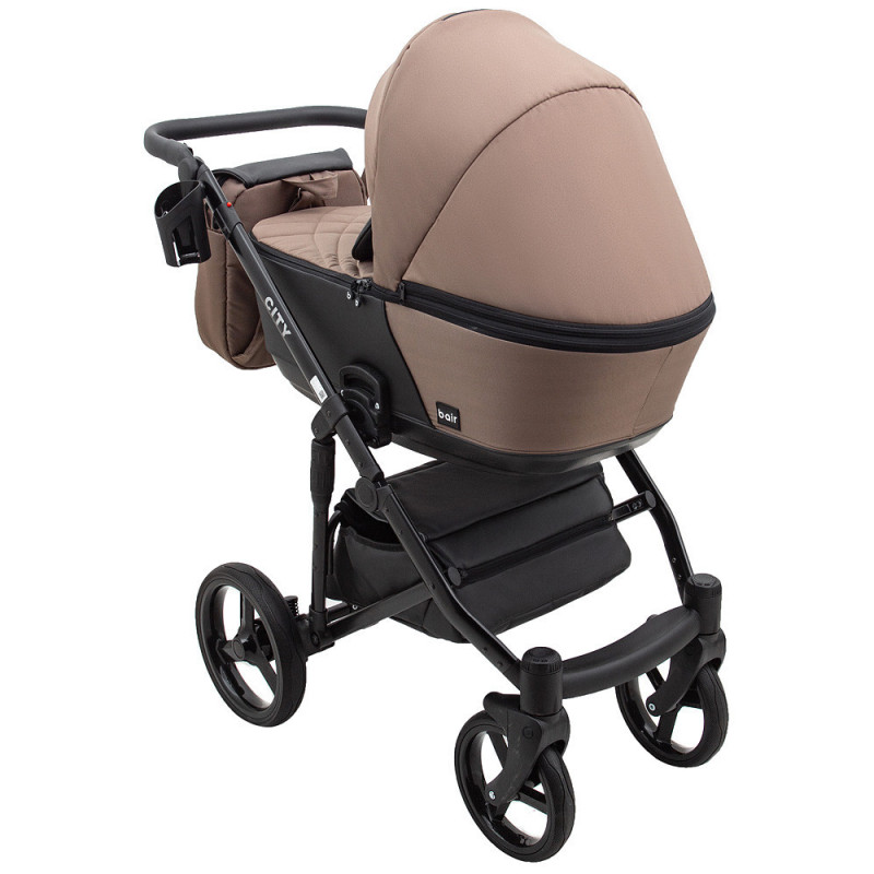 Універсальна коляска 2 в 1 Bair City Soft чорне