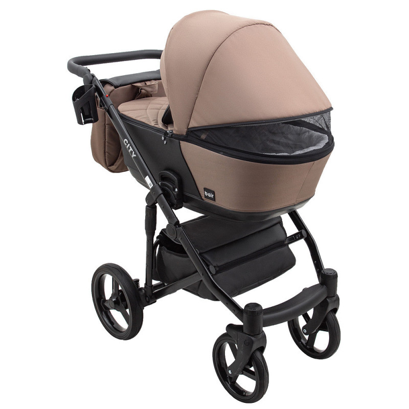 Універсальна коляска 2 в 1 Bair City Soft чорне