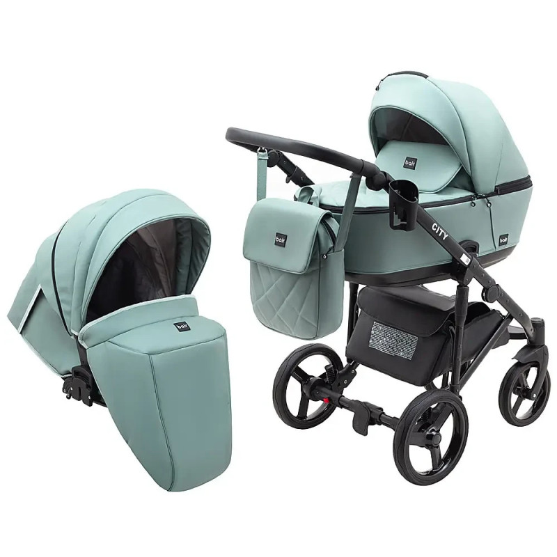 Універсальна коляска 2 в 1 Bair City ECO нефрит