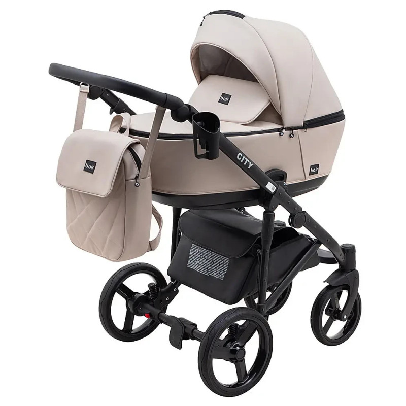 Універсальна коляска 2 в 1 Bair City ECO лате