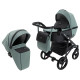 Універсальна коляска 2 в 1 Bair City Soft 29 нефрит/чорний