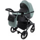 Універсальна коляска 2 в 1 Bair City Soft 29 нефрит/чорний