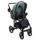 Універсальна коляска 2 в 1 Bair City Soft 29 нефрит/чорний