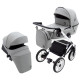Універсальна коляска 2 в 1 Bair Kiwi White ECO сірий