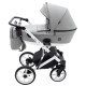 Універсальна коляска 2 в 1 Bair Kiwi White ECO сірий