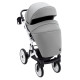 Універсальна коляска 2 в 1 Bair Kiwi White ECO сірий