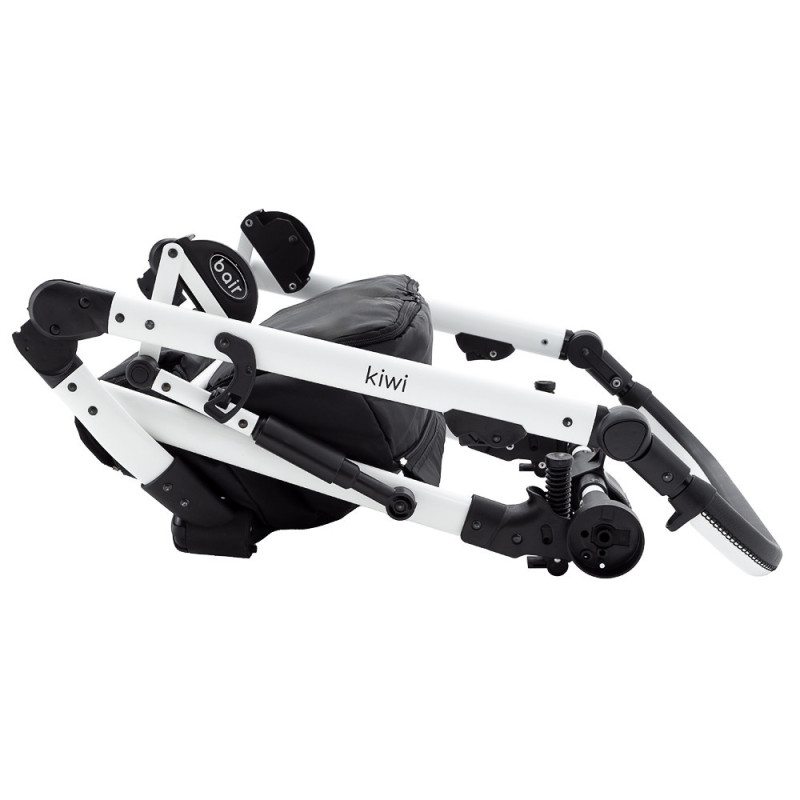 Універсальна коляска 2 в 1 Bair Kiwi White ECO сірий