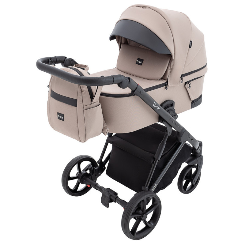 Універсальна коляска 2 в 1 Bair Zoom Soft bz-455 капучино