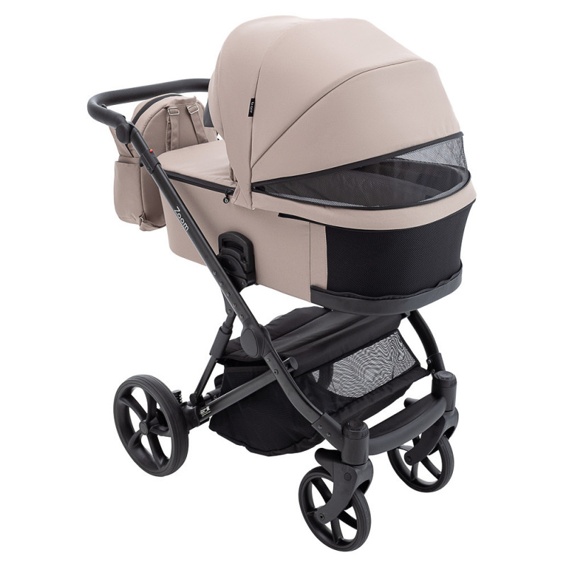 Універсальна коляска 2 в 1 Bair Zoom Soft bz-455 капучино