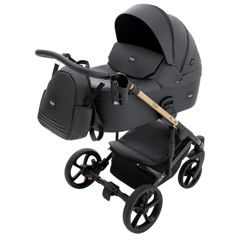Універсальна коляска 2 в 1 Bair Onyx ECO чорний