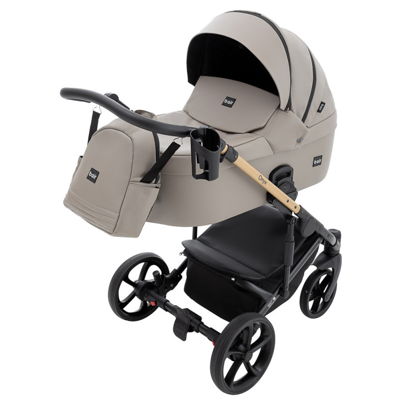 Універсальна коляска 2 в 1 Bair Onyx ECO oe-04 капучино