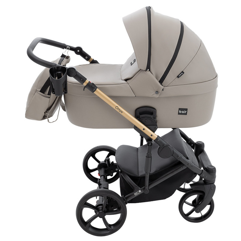Універсальна коляска 2 в 1 Bair Onyx ECO oe-04 капучино