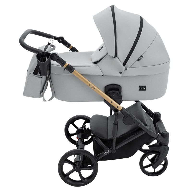 Універсальна коляска 2 в 1 Bair Onyx ECO oe-14 світло-сірий