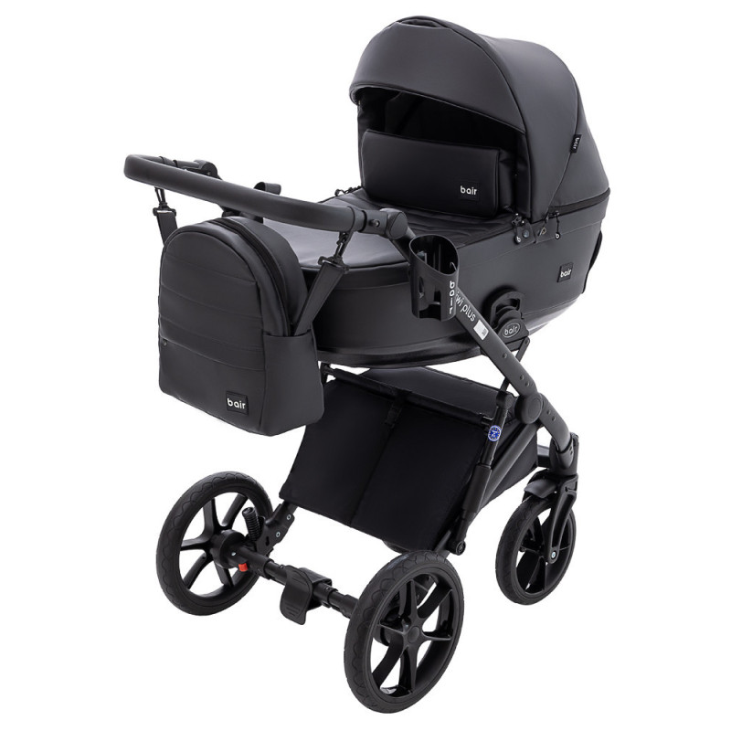 Універсальна коляска 2 в 1 Bair Kiwi Plus ECO чорний
