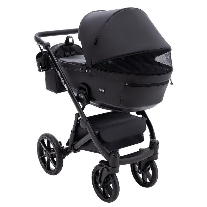 Універсальна коляска 2 в 1 Bair Kiwi Plus ECO чорний