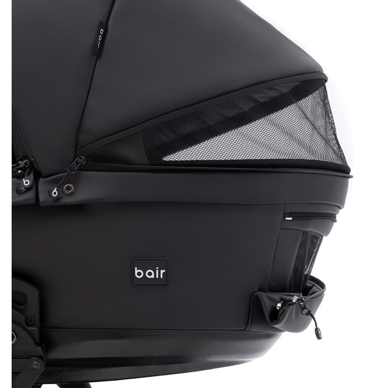 Універсальна коляска 2 в 1 Bair Kiwi Plus ECO чорний