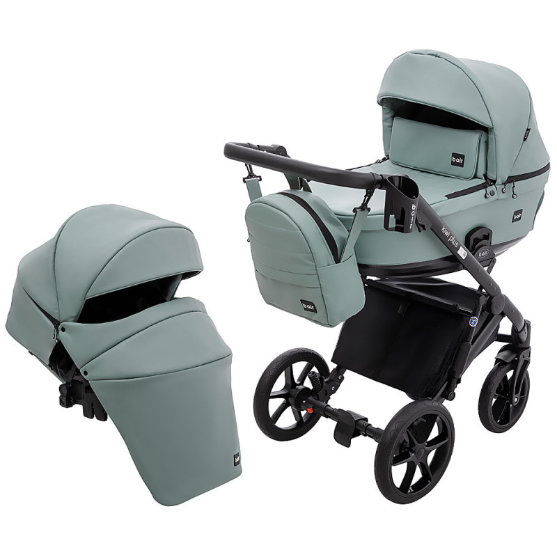 Універсальна коляска 2 в 1 Bair Kiwi Plus ECO bkp-26 нефрит