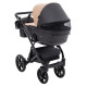 Універсальна коляска 2 в 1 Bair Kiwi Plus ECO капучино/чорний