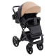 Універсальна коляска 2 в 1 Bair Kiwi Plus ECO капучино/чорний