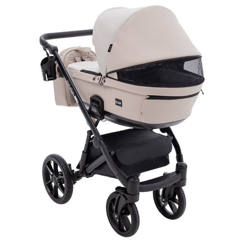 Універсальна коляска 2 в 1 Bair Kiwi Plus ECO bkp-32/33 бежевий/капучино