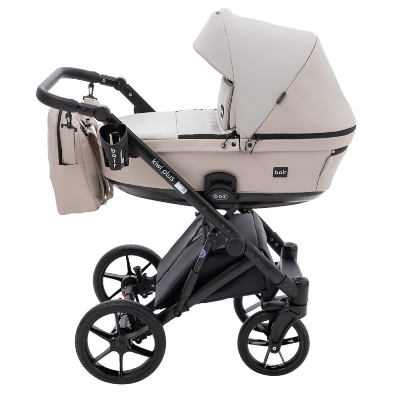 Універсальна коляска 2 в 1 Bair Kiwi Plus ECO bkp-32/33 бежевий/капучино